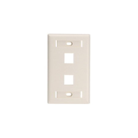 LEVITON Number of Gangs: 1 ABS, Light Almond 42080-2TL